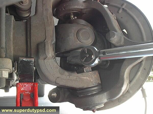 Ford super duty ball joint replacement procedure