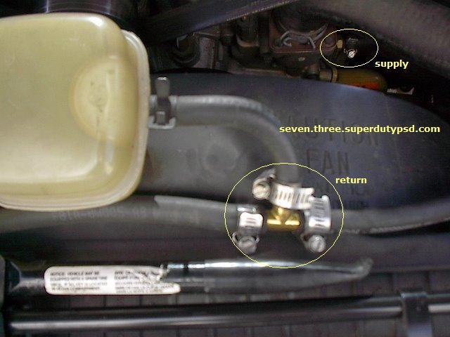 bypass coolant filter return