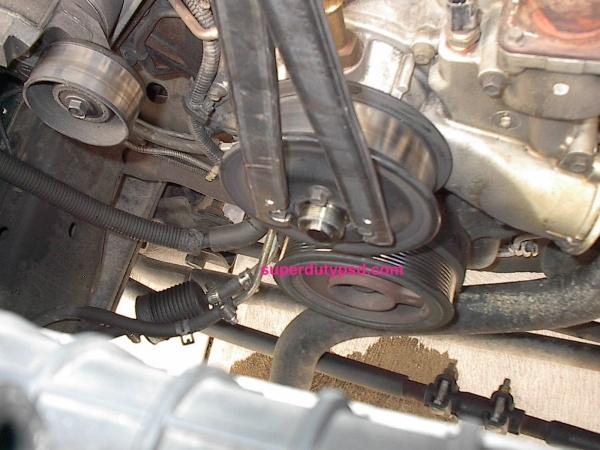remove water pump pulley