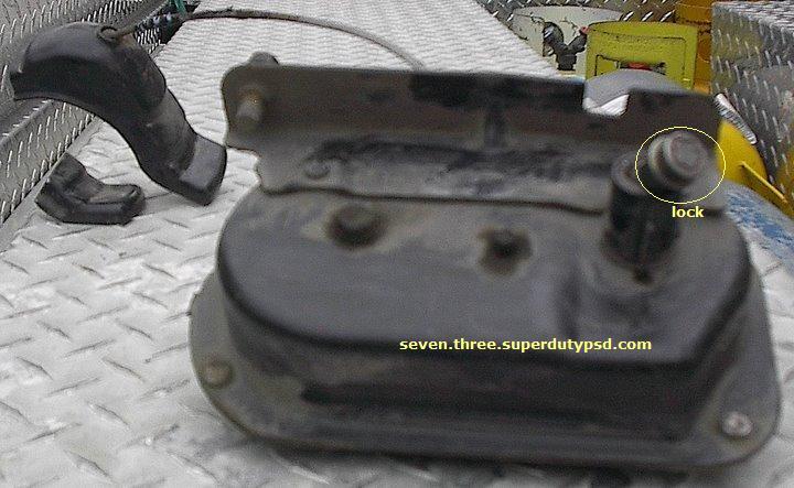 spare tire carrier lock